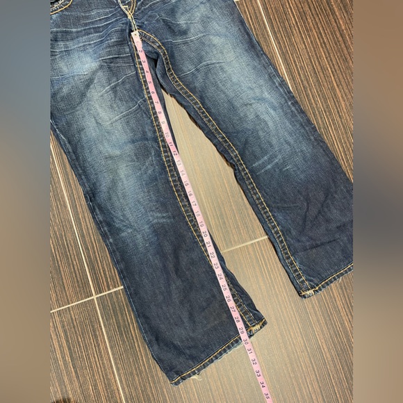True Religion Vintage BILLY SUPER T Dark Blue Denim Jeans Made in USA - Picture 6 of 7